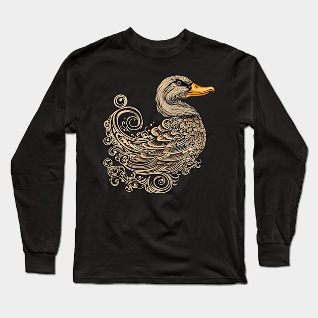 duck lover Long Sleeve T-Shirt by vaporgraphic